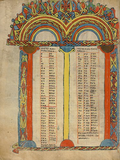 Canon Table Page by Unbekannt Unbekannt